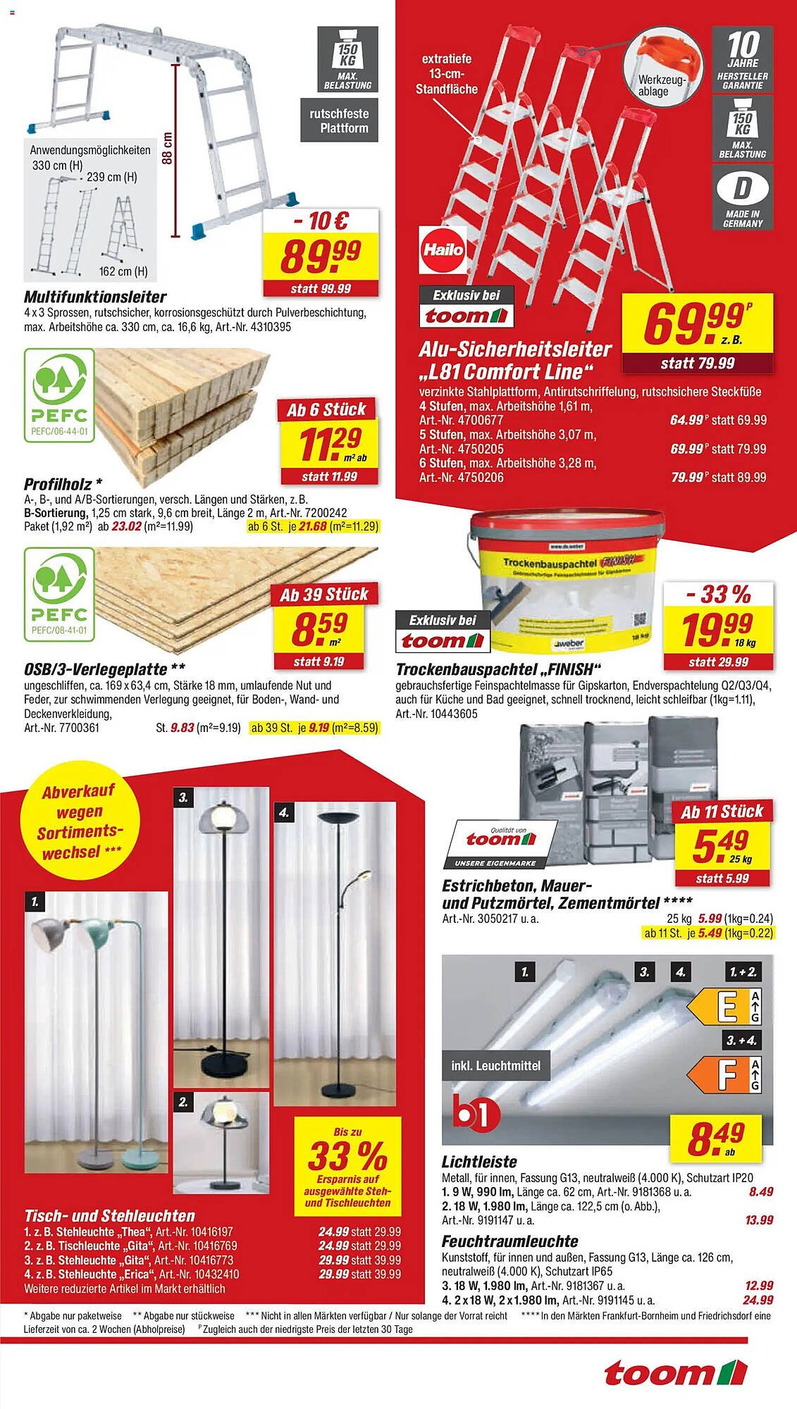 Toom Baumarkt Prospekt