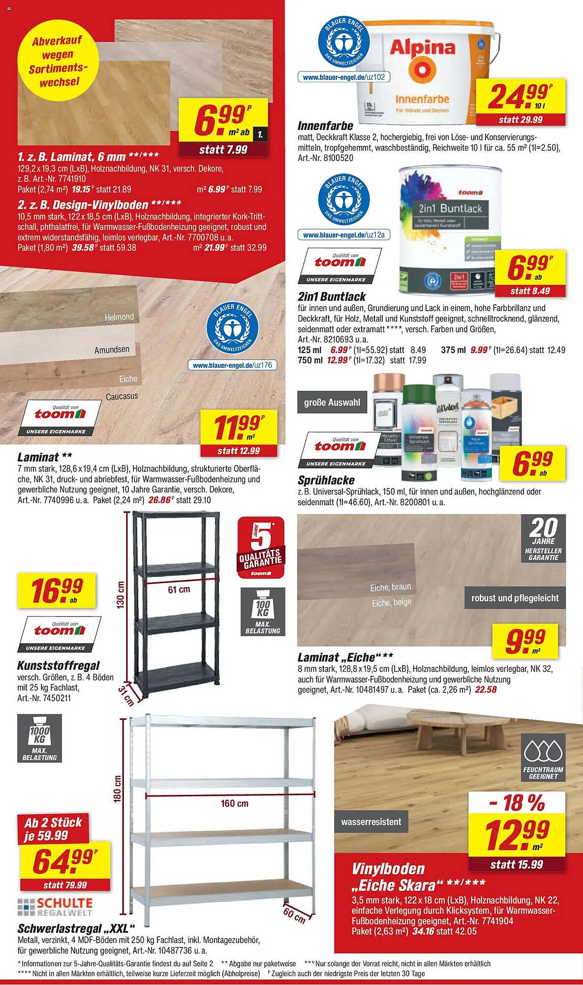 Toom Baumarkt Prospekt