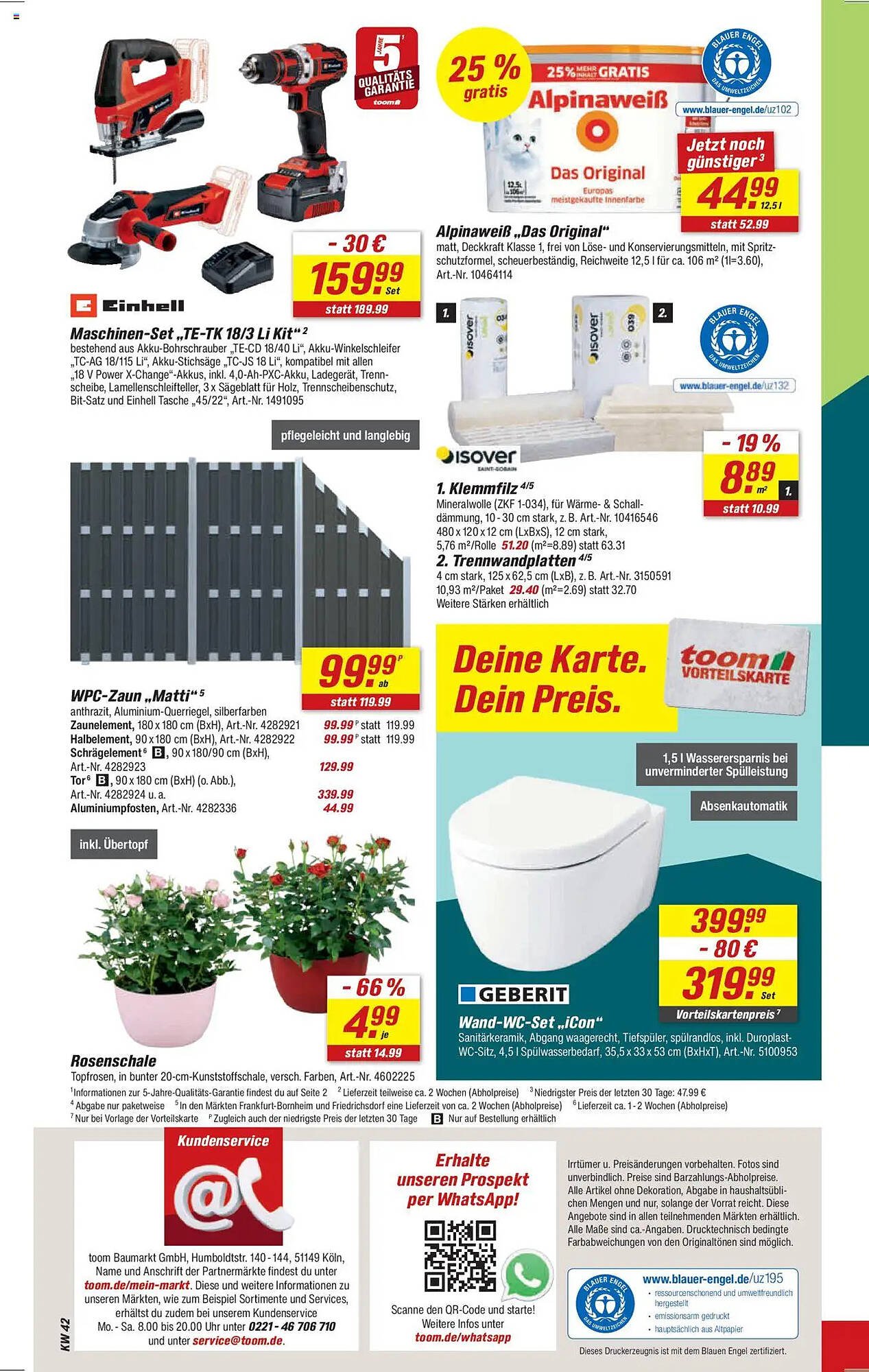 Toom Baumarkt Prospekt (2025-10-11 - 2025-10-17) | 14
