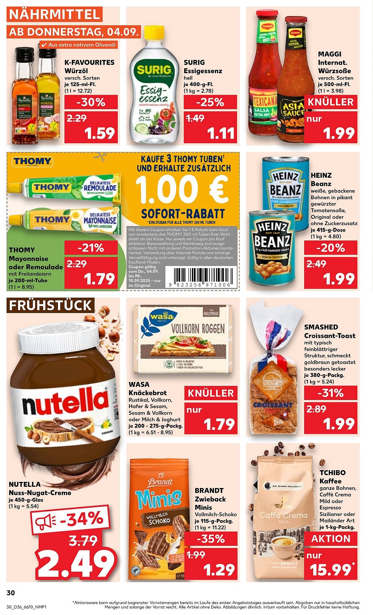 Kaufland Prospekt (2025-09-04 - 2025-09-10) | 30