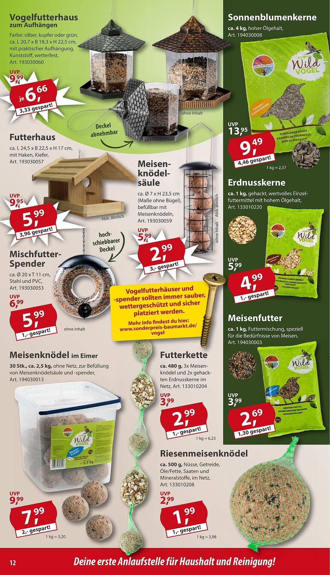 Sonderpreis Baumarkt Prospekt (2025-10-18 - 2025-10-24) | 12