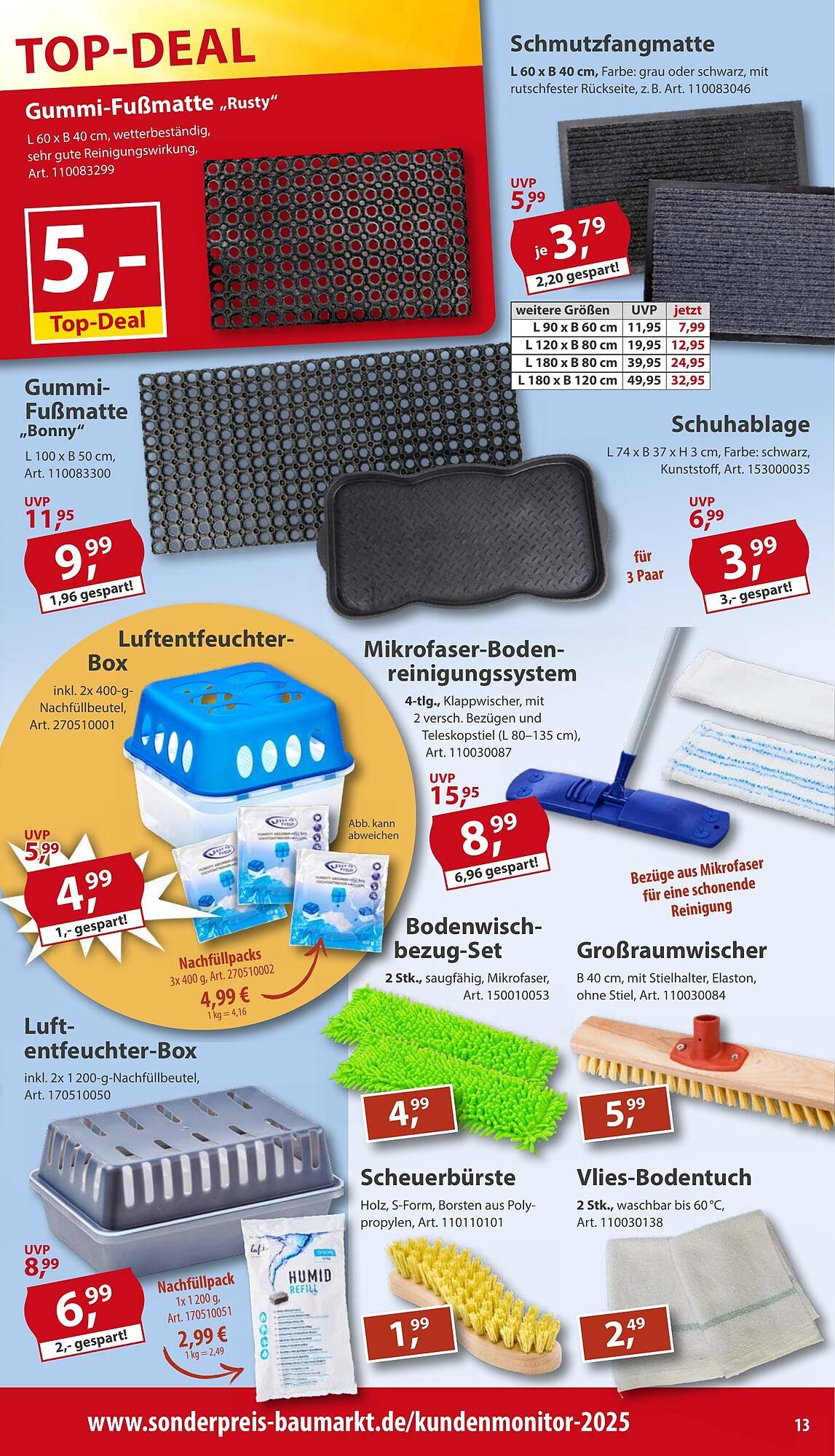 Sonderpreis Baumarkt Prospekt (2025-10-18 - 2025-10-24) | 13