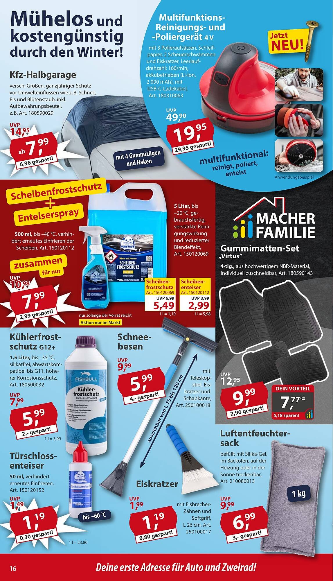 Sonderpreis Baumarkt Prospekt (2025-10-18 - 2025-10-24) | 16