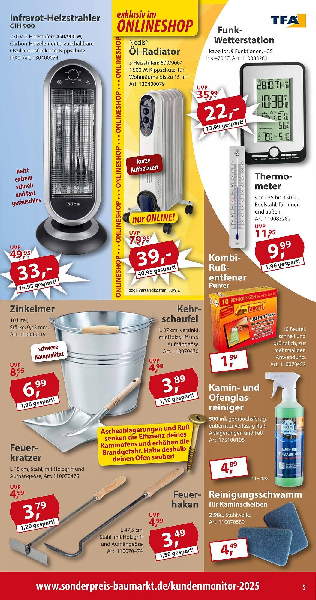Sonderpreis Baumarkt Prospekt (2025-10-18 - 2025-10-24) | 5
