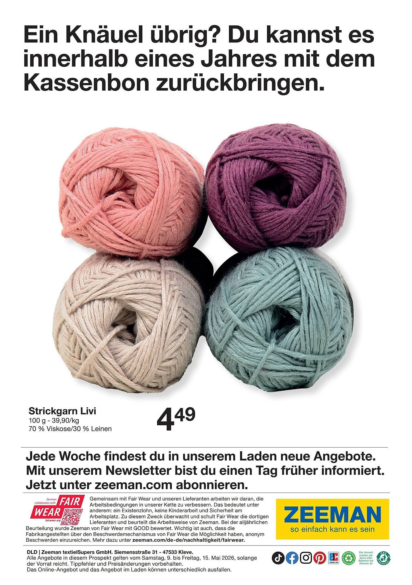 Zeeman Prospekt (2026-05-09 - 2026-05-16)