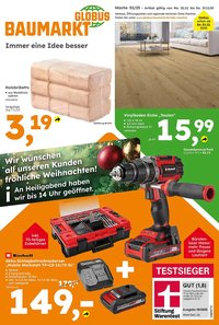 Globus Baumarkt Prospekt (2025-12-21 - 2025-12-27)