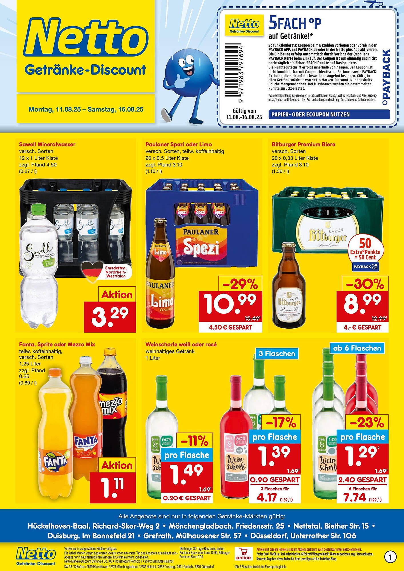 Netto Marken-Discount Prospekt (2025-08-11 - 2025-08-16) | 1
