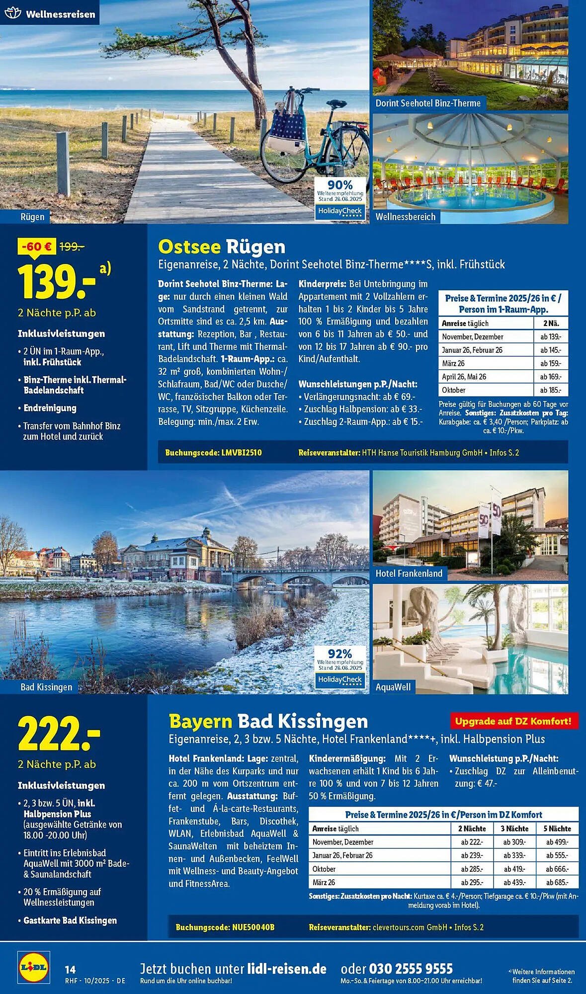 Lidl Reisen Prospekt (2025-09-26 - 2025-10-31) | 14