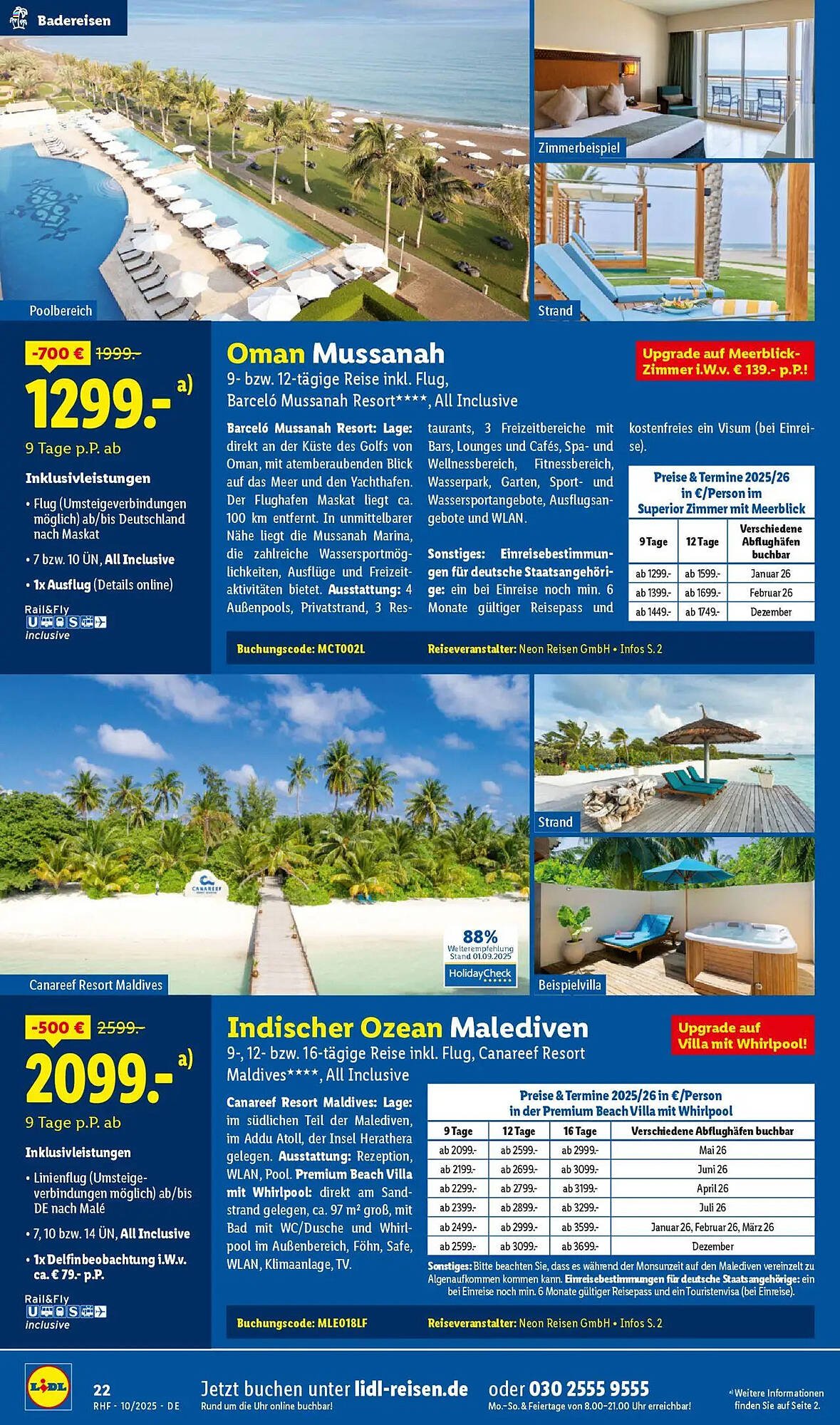 Lidl Reisen Prospekt (2025-09-26 - 2025-10-31) | 22