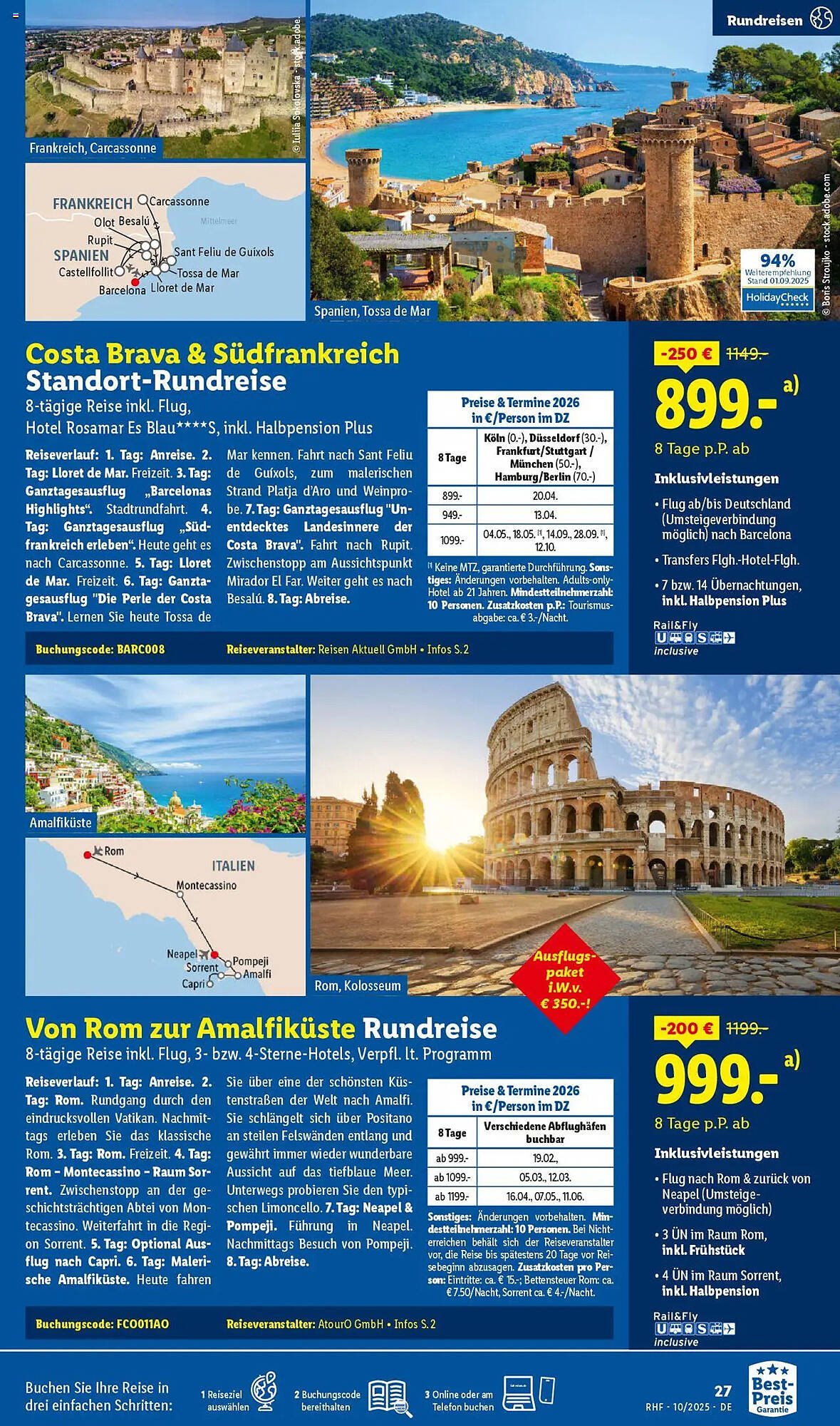 Lidl Reisen Prospekt (2025-09-26 - 2025-10-31) | 27