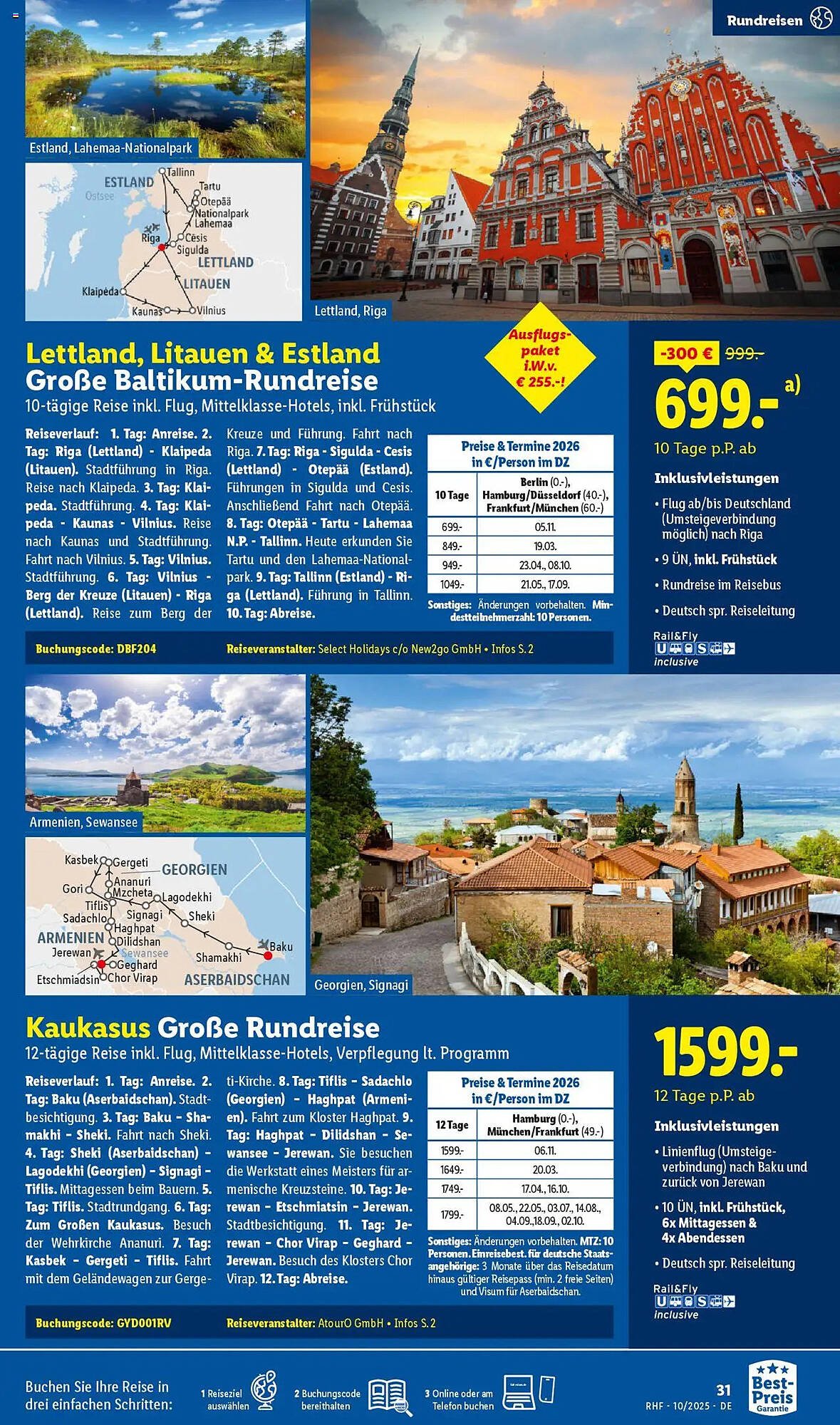 Lidl Reisen Prospekt (2025-09-26 - 2025-10-31) | 31