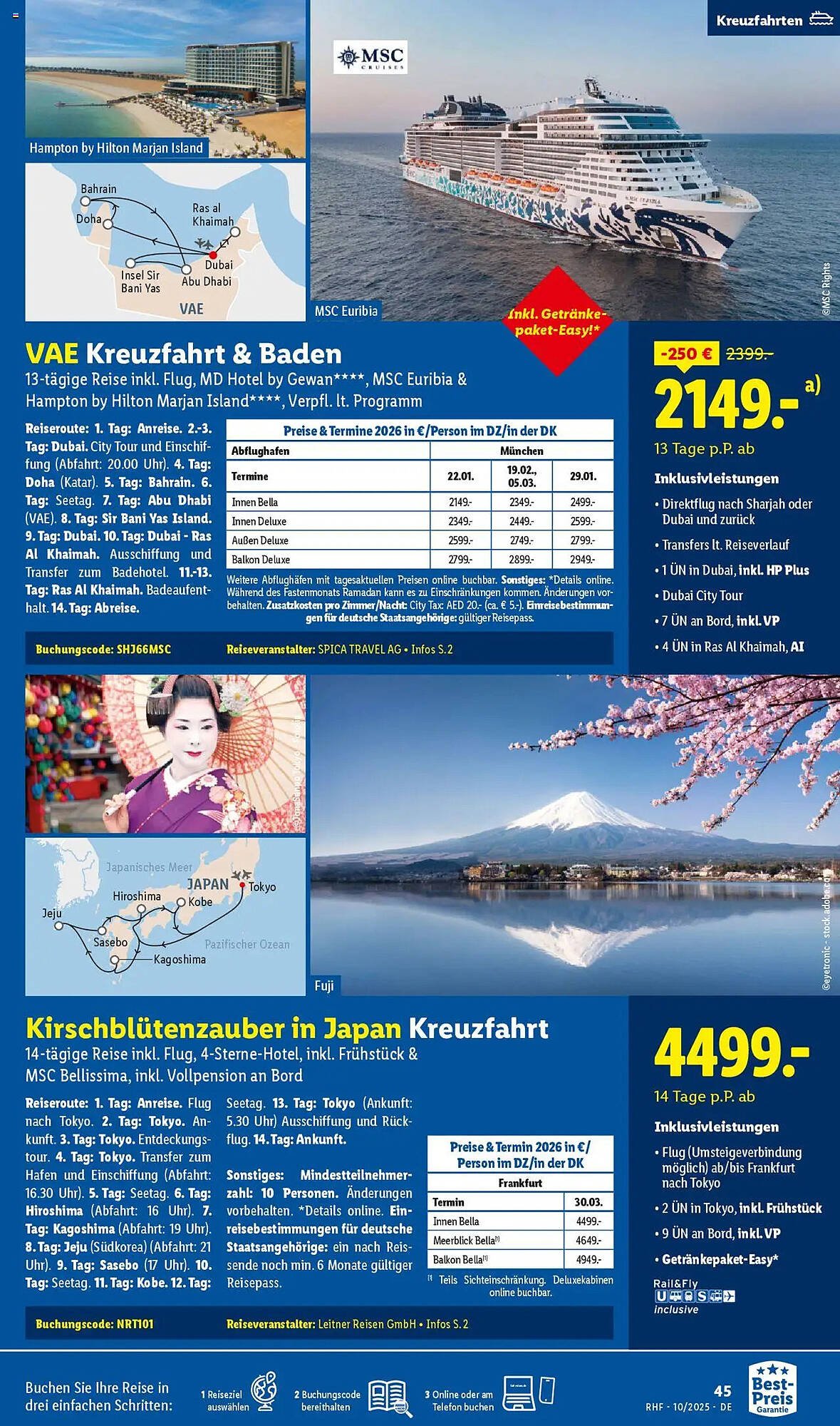 Lidl Reisen Prospekt (2025-09-26 - 2025-10-31) | 45