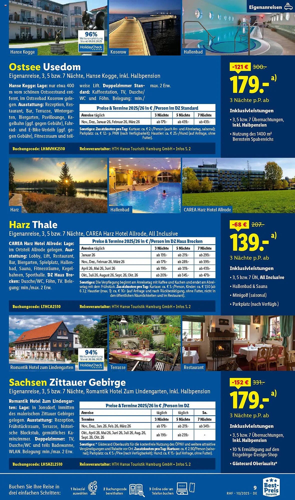 Lidl Reisen Prospekt (2025-09-26 - 2025-10-31) | 9