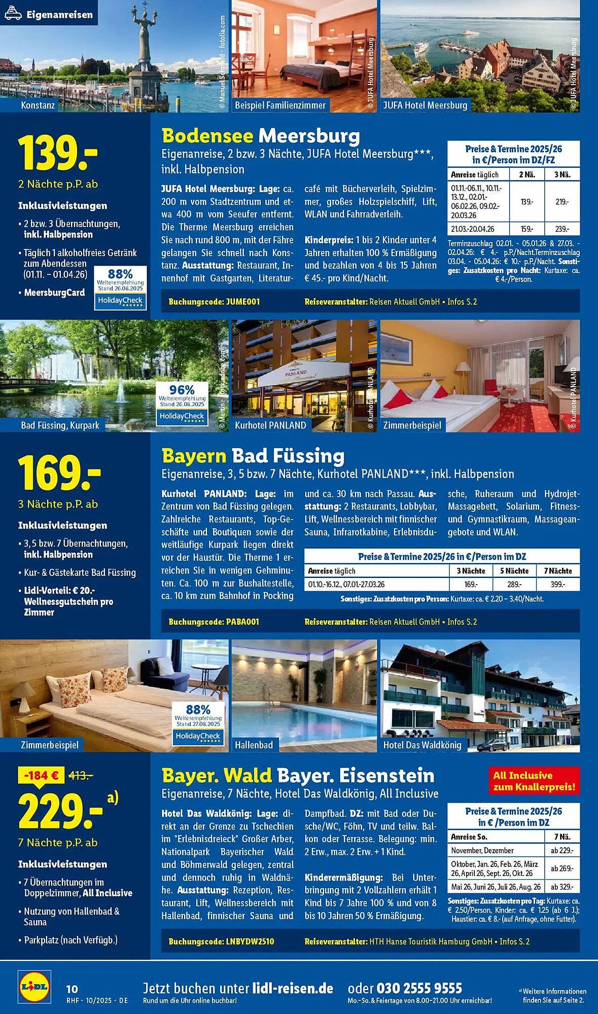 Lidl Reisen Prospekt (2025-09-26 - 2025-10-31) | 10