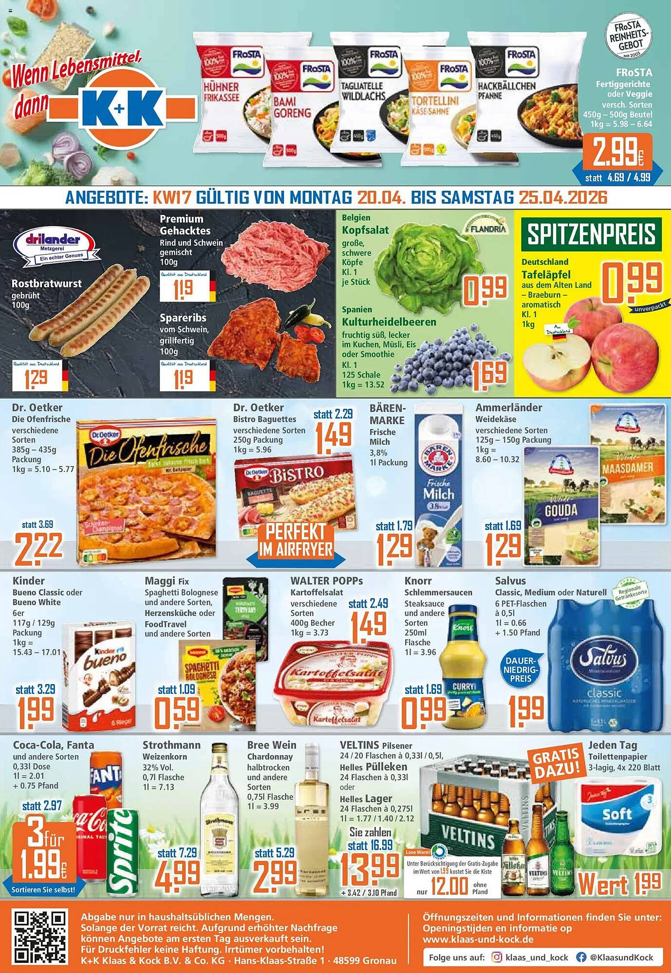 Klaas und Kock Prospekt (2026-04-20 - 2026-04-25)
