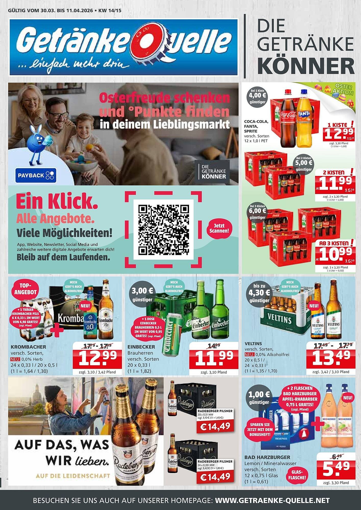 Getränke Quelle Prospekt (2026-03-30 - 2026-04-11)
