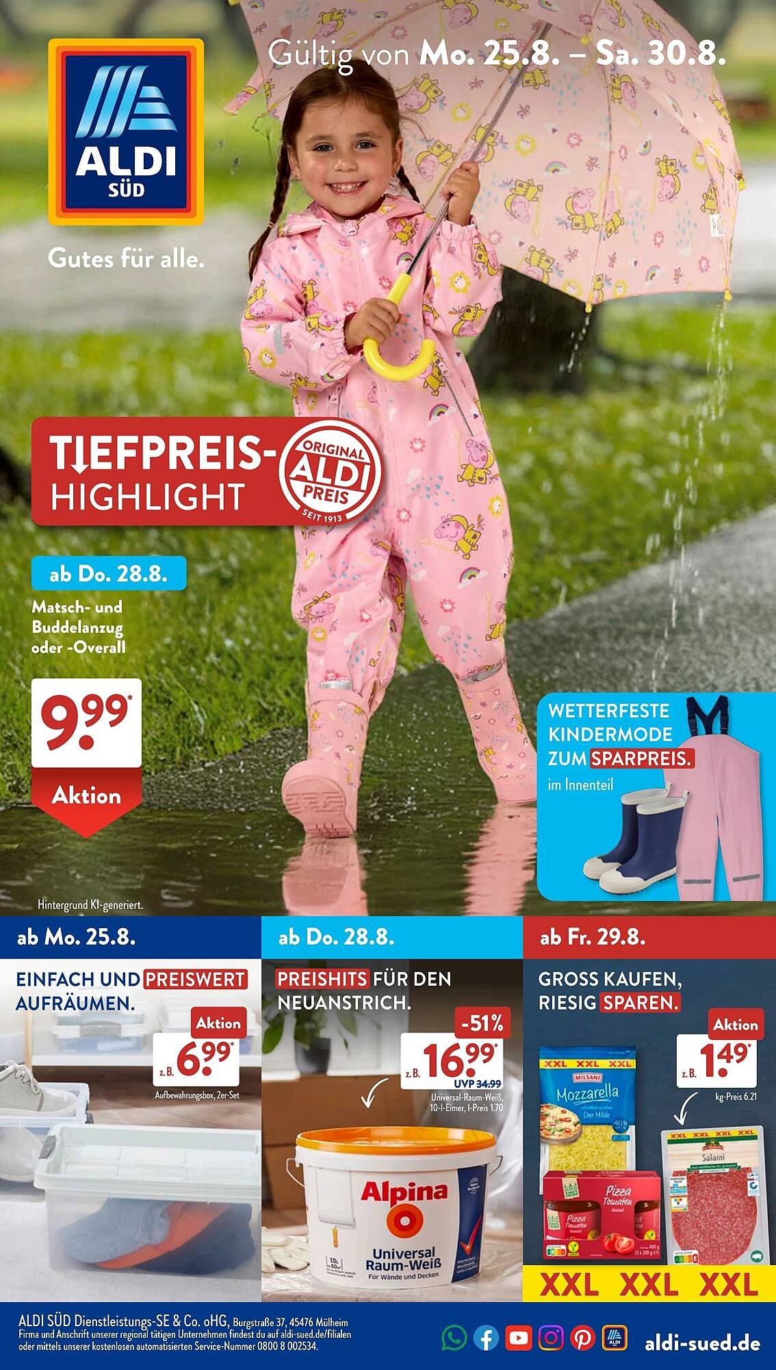 Aldi Süd Prospekt (2025-08-25 - 2025-08-31) | 1