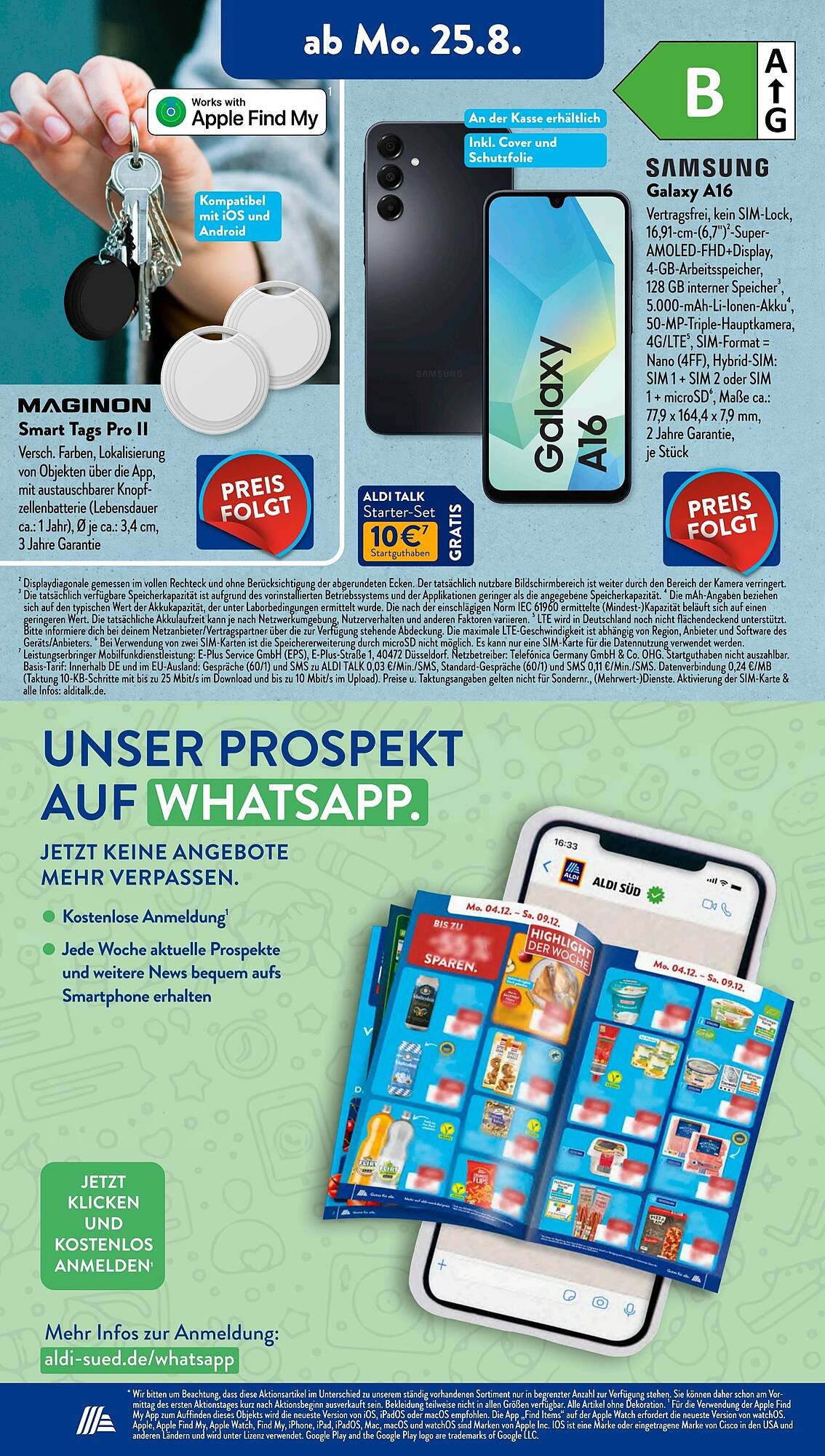 Aldi Süd Prospekt (2025-08-25 - 2025-08-31) | 8