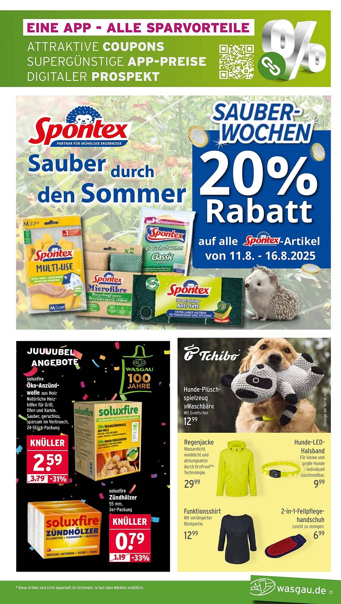 Wasgau Prospekt (2025-08-11 - 2025-08-16) | 25