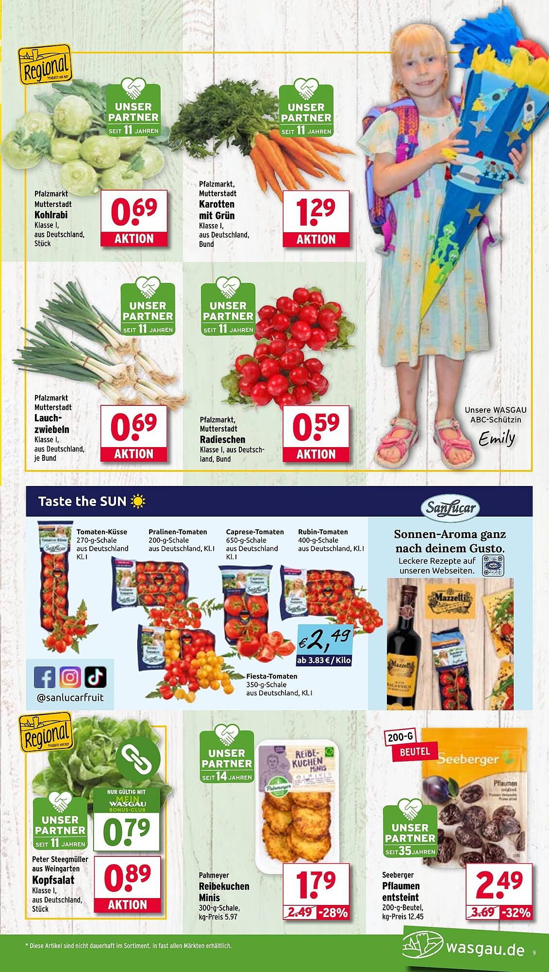 Wasgau Prospekt (2025-08-11 - 2025-08-16) | 9