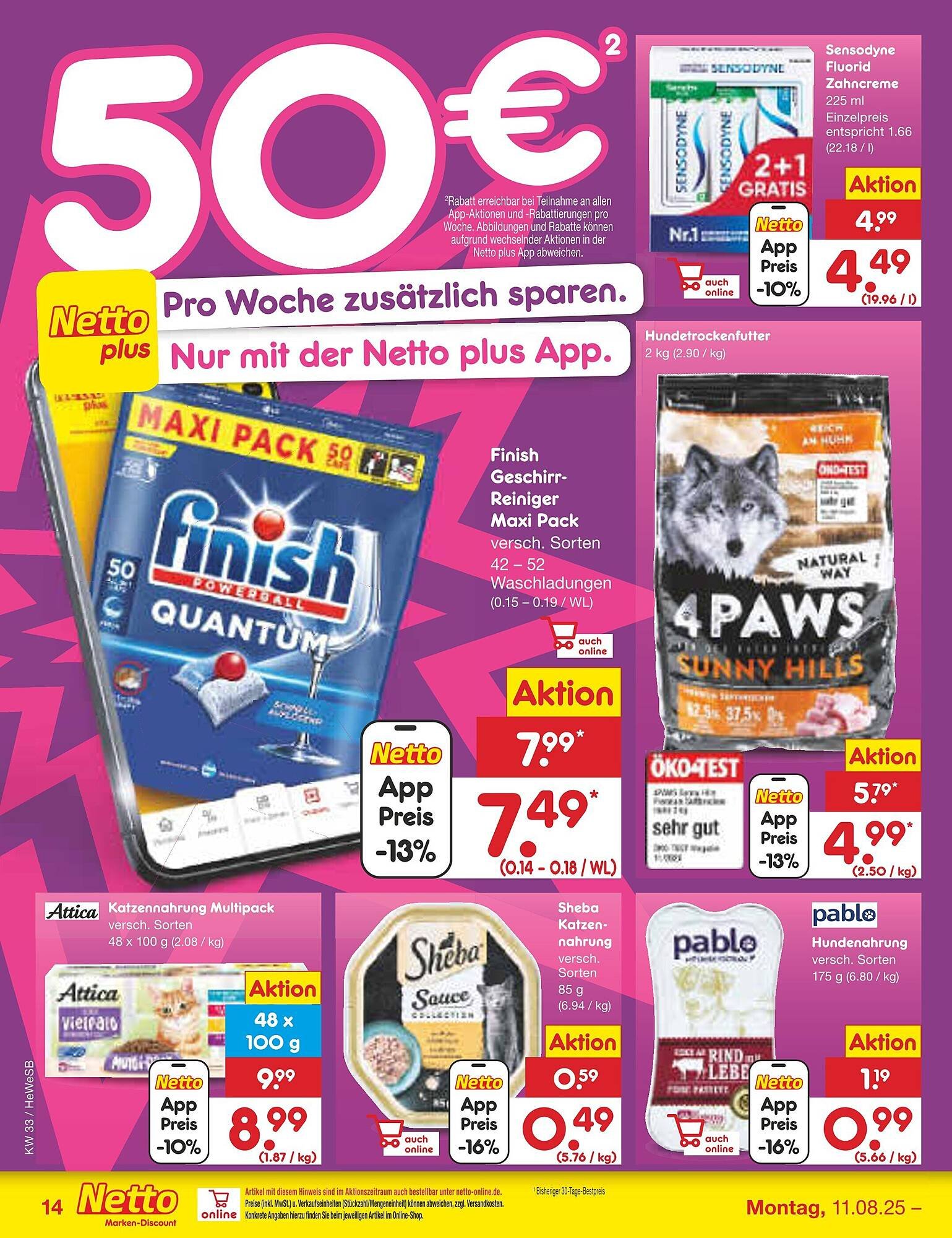 Netto Marken-Discount Prospekt (2025-08-11 - 2025-08-16) | 22