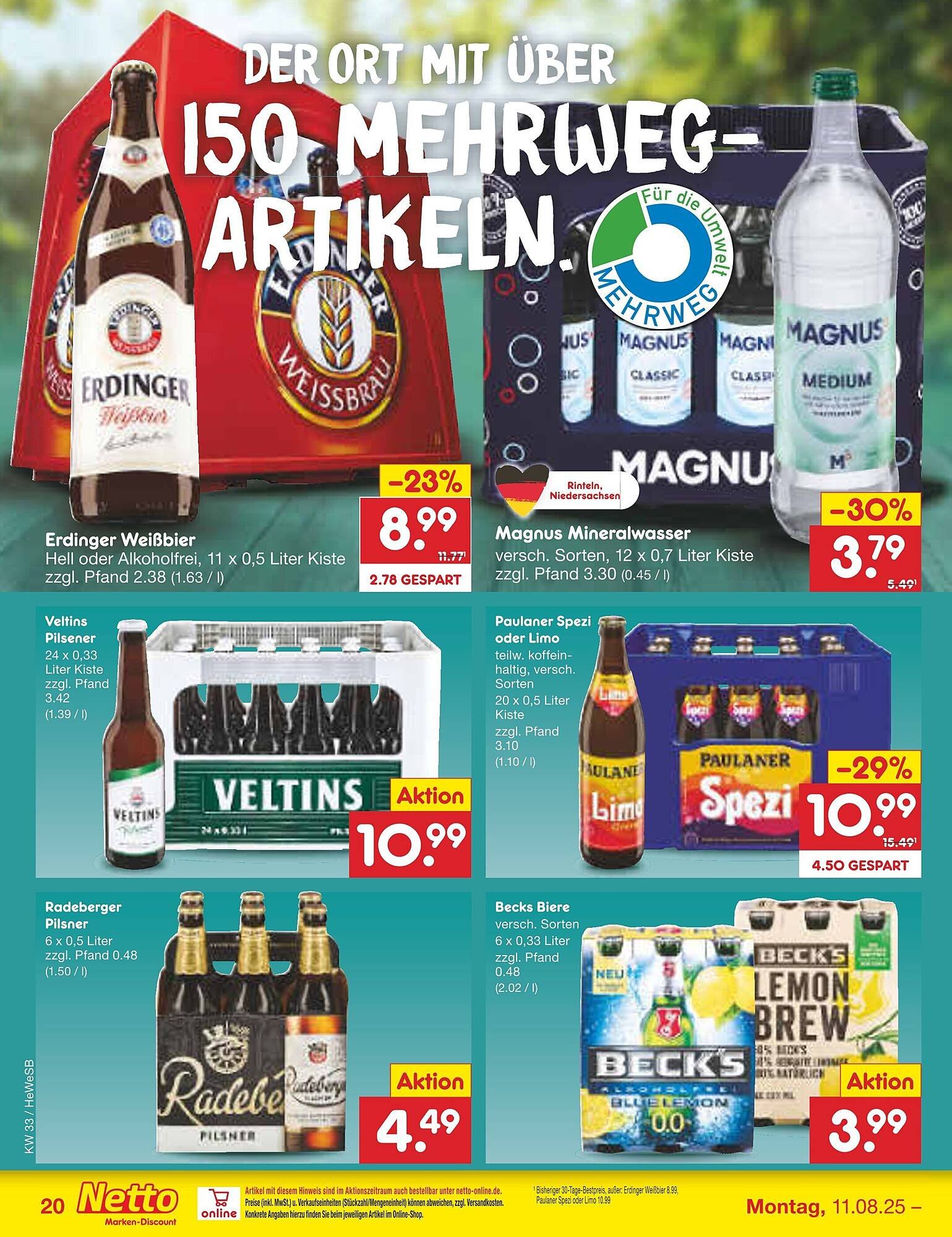 Netto Marken-Discount Prospekt (2025-08-11 - 2025-08-16) | 28