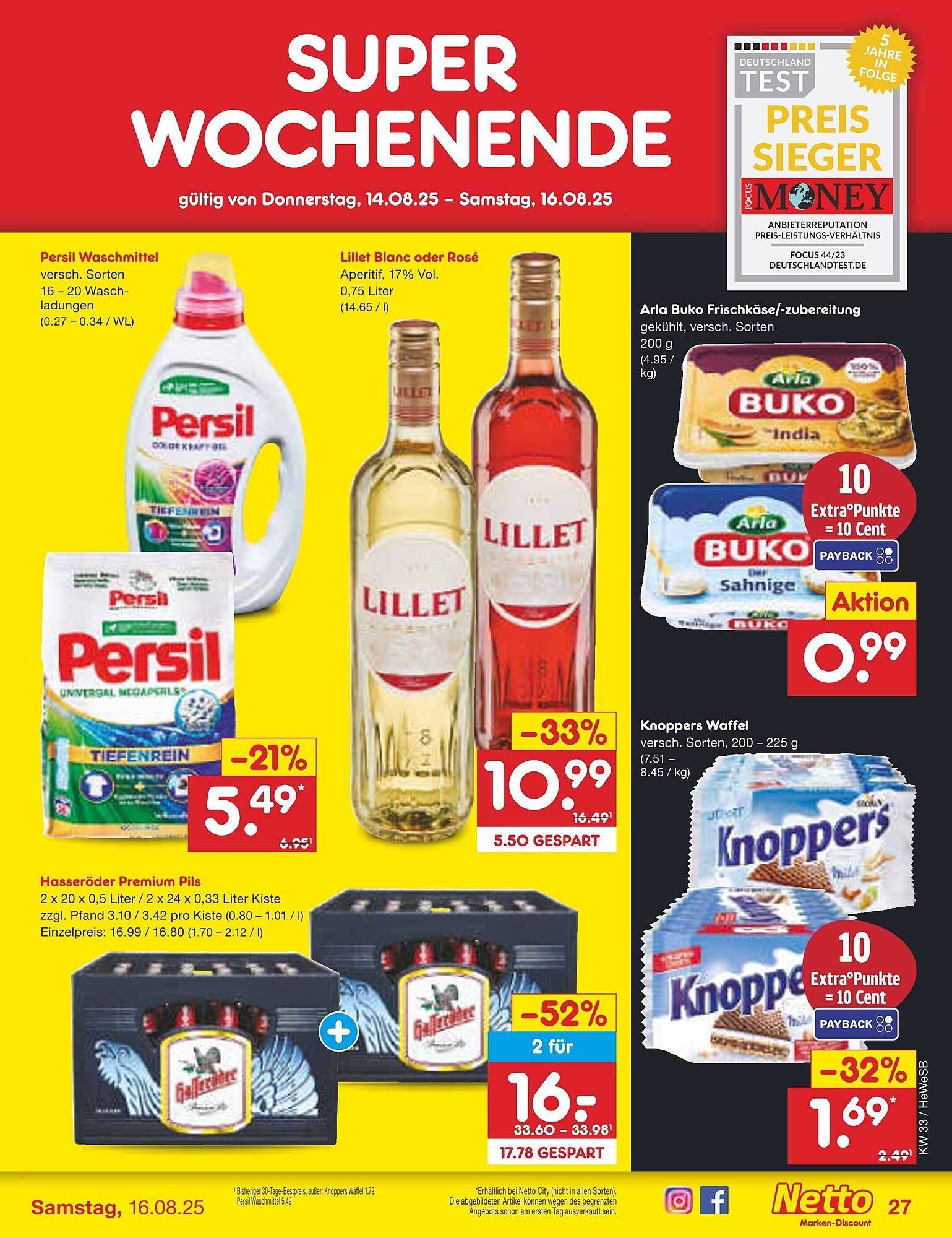 Netto Marken-Discount Prospekt (2025-08-11 - 2025-08-16) | 45