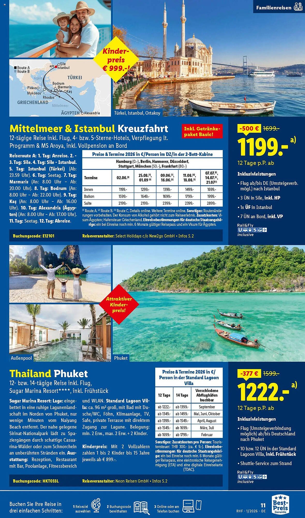 Lidl Reisen Prospekt (2025-12-29 - 2026-01-31)