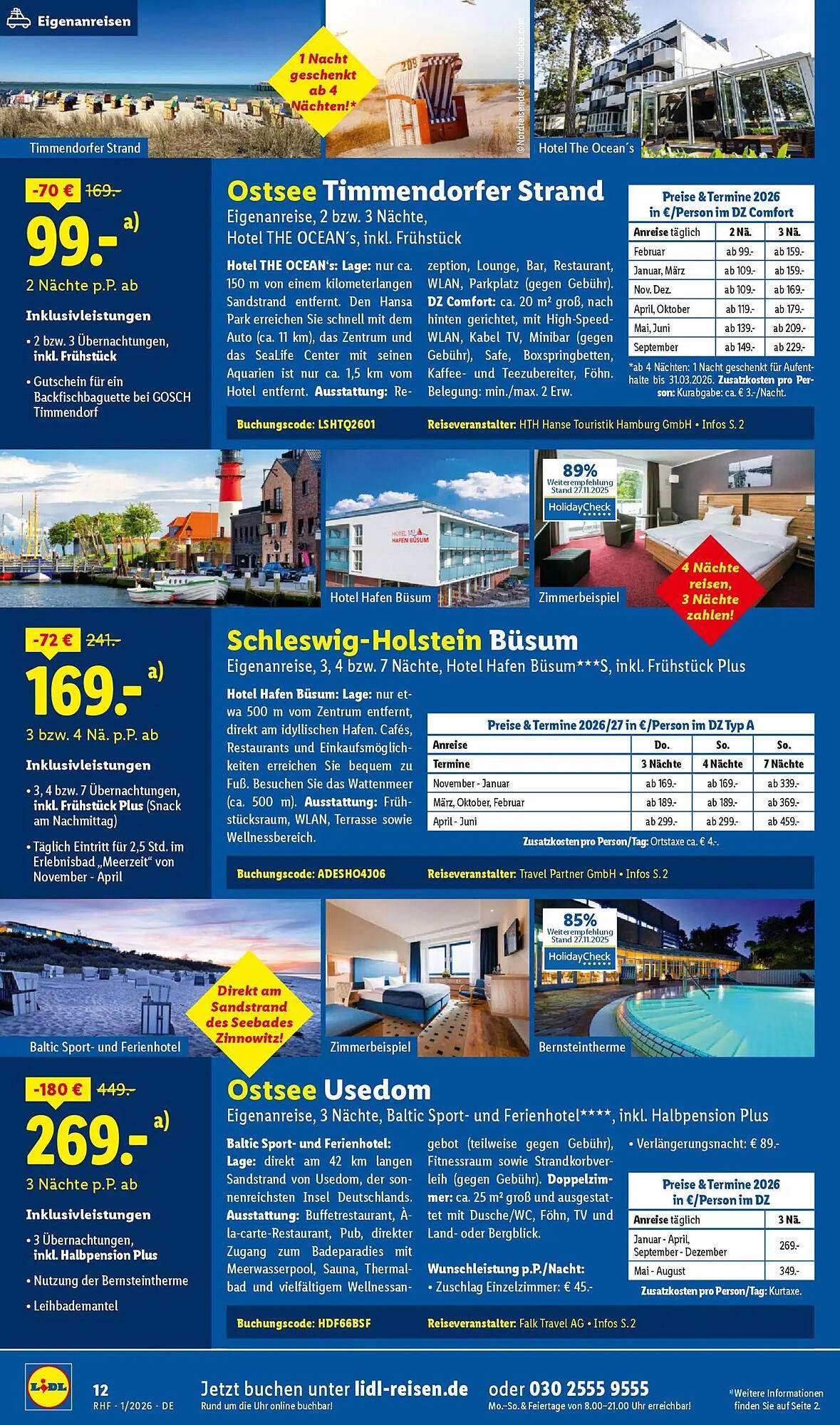 Lidl Reisen Prospekt (2025-12-29 - 2026-01-31)