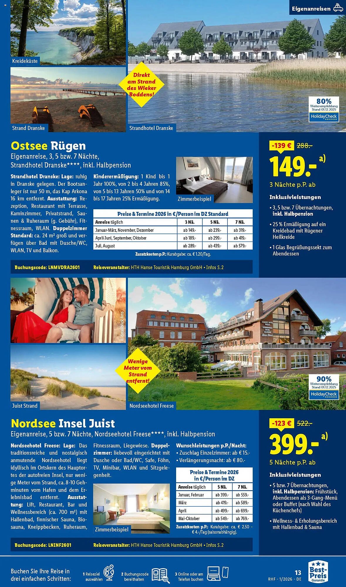 Lidl Reisen Prospekt (2025-12-29 - 2026-01-31)