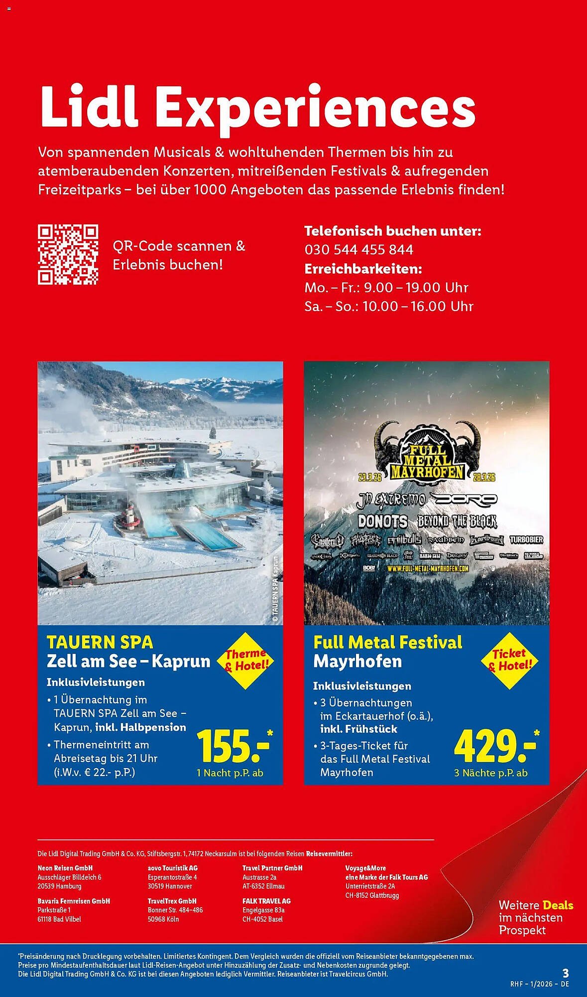 Lidl Reisen Prospekt (2025-12-29 - 2026-01-31)