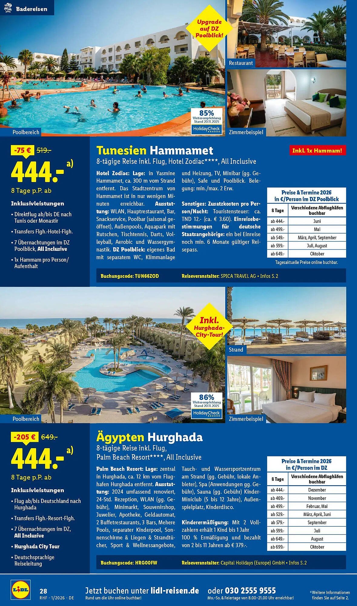Lidl Reisen Prospekt (2025-12-29 - 2026-01-31)