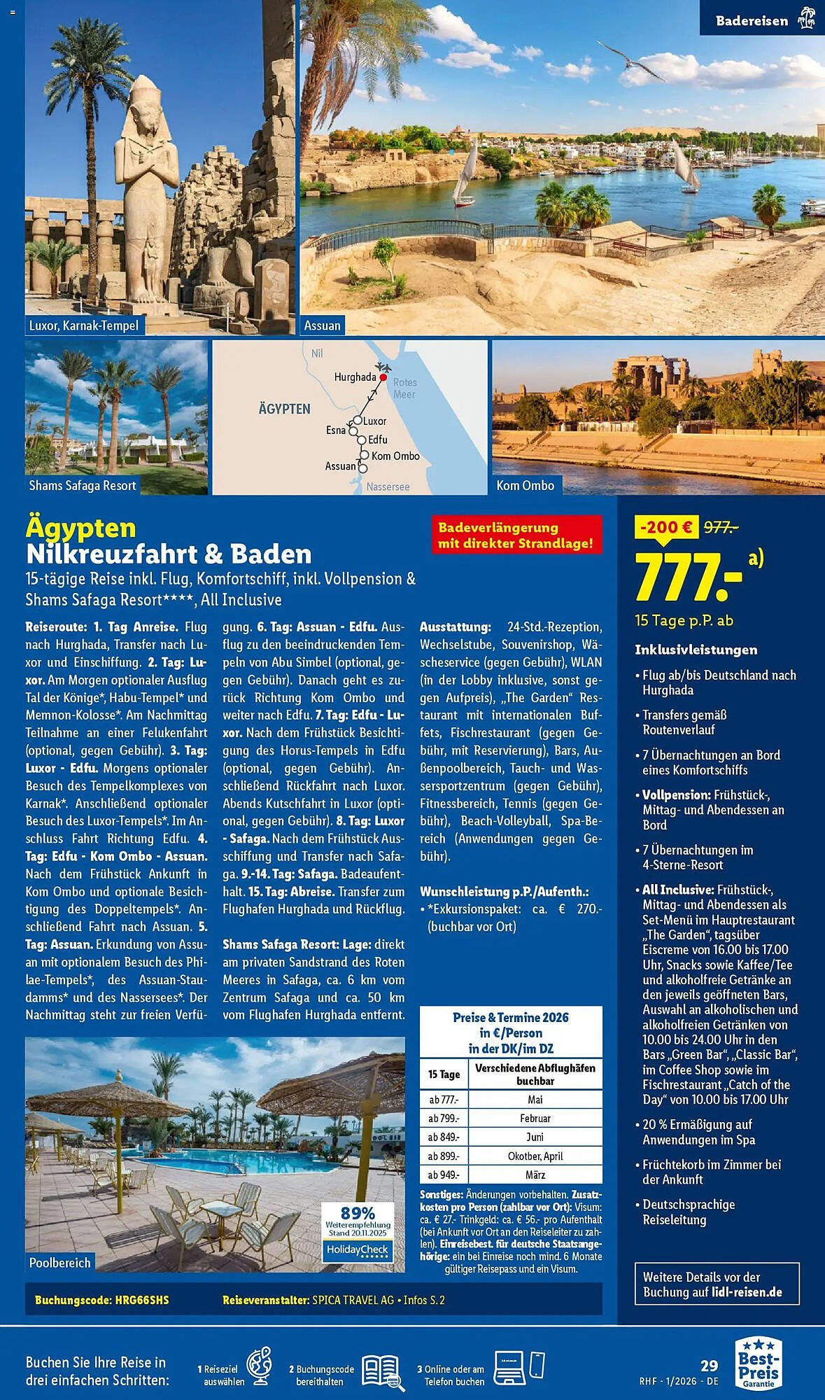 Lidl Reisen Prospekt (2025-12-29 - 2026-01-31)