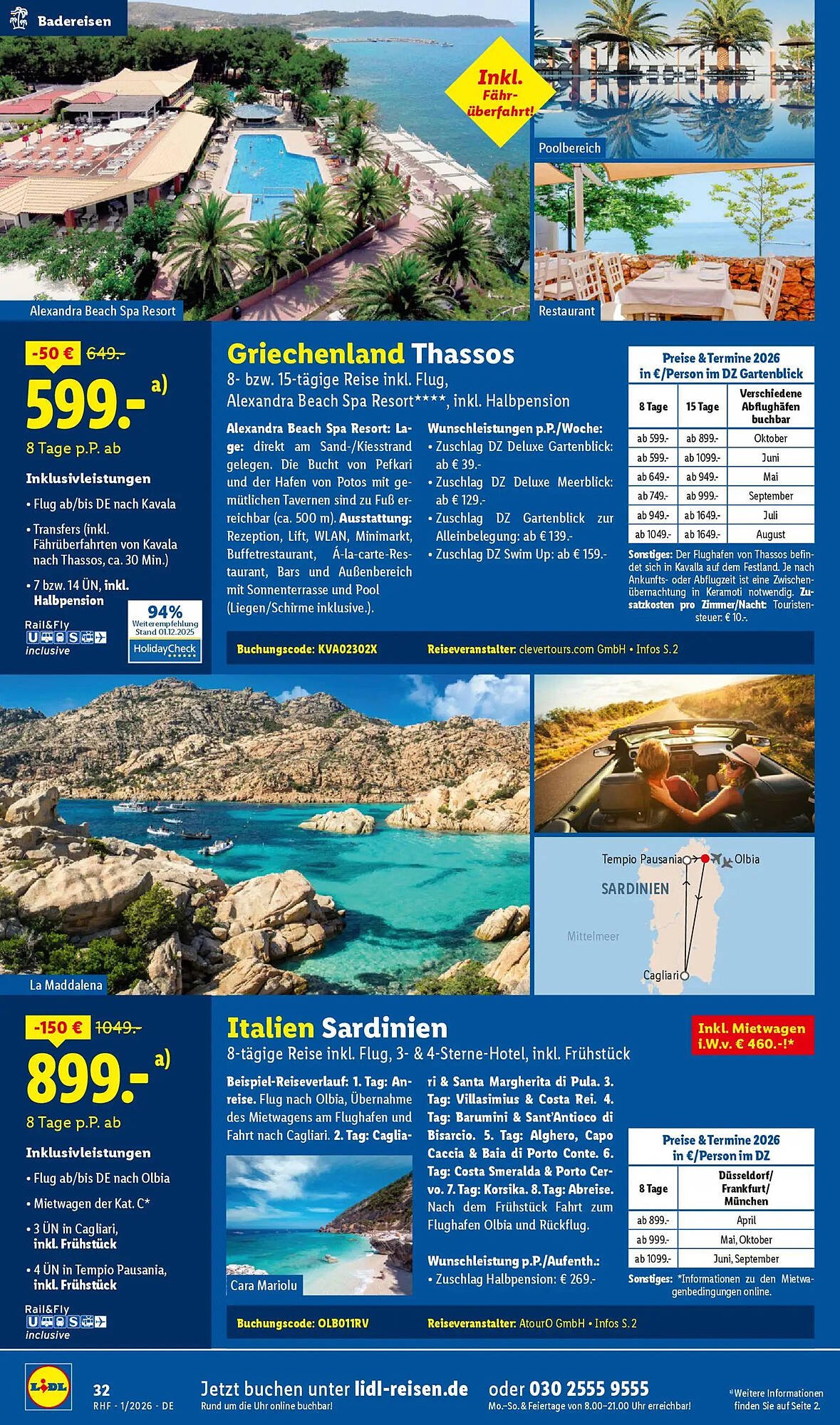 Lidl Reisen Prospekt (2025-12-29 - 2026-01-31)