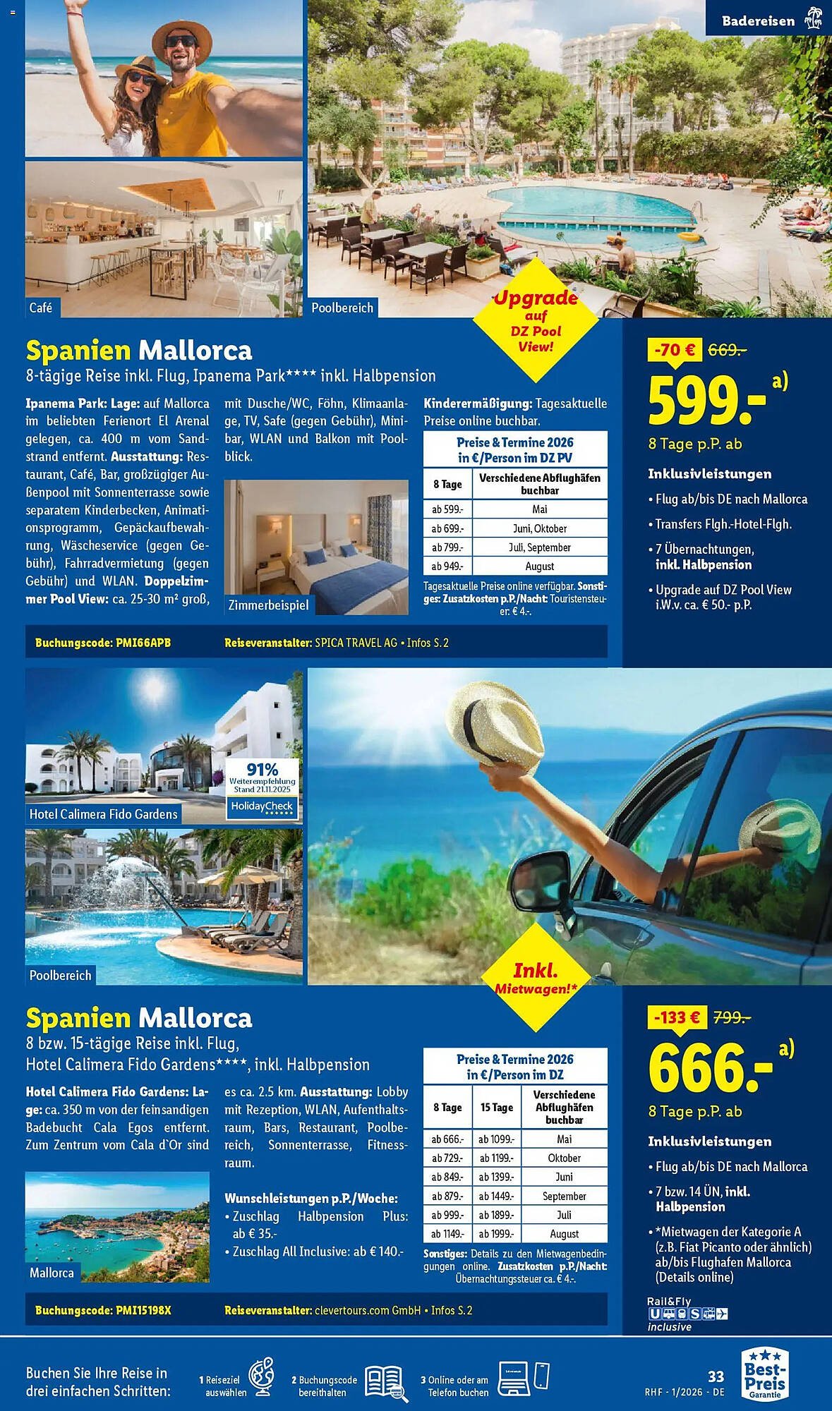 Lidl Reisen Prospekt (2025-12-29 - 2026-01-31)