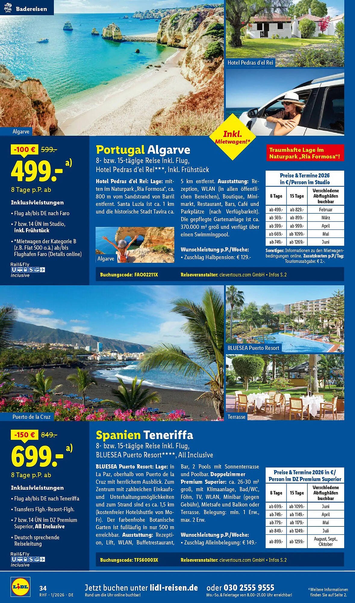 Lidl Reisen Prospekt (2025-12-29 - 2026-01-31)