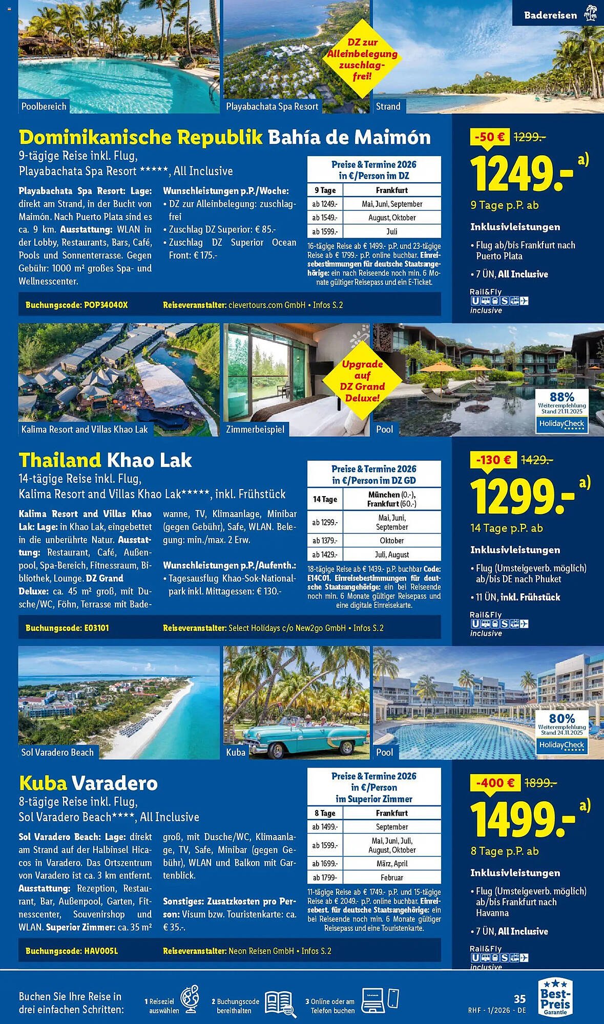 Lidl Reisen Prospekt (2025-12-29 - 2026-01-31)