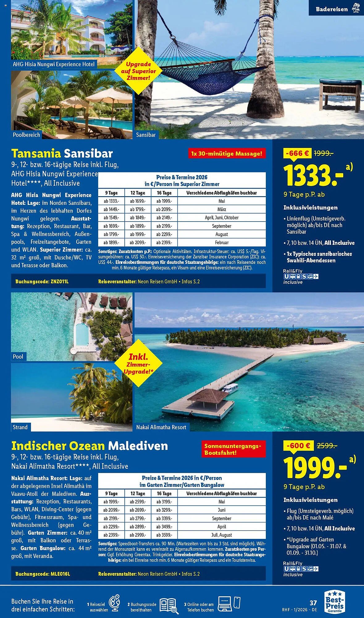 Lidl Reisen Prospekt (2025-12-29 - 2026-01-31)