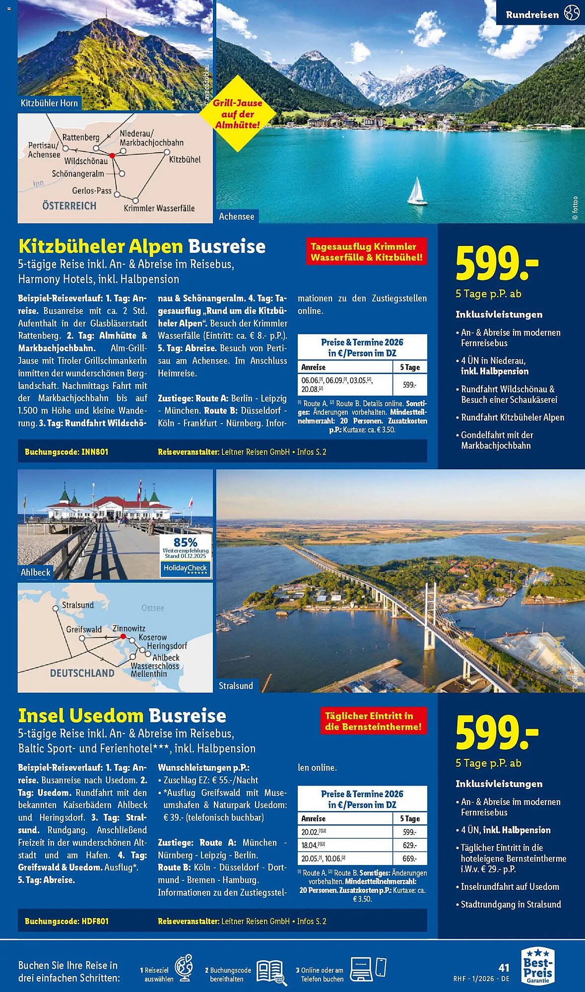 Lidl Reisen Prospekt (2025-12-29 - 2026-01-31)