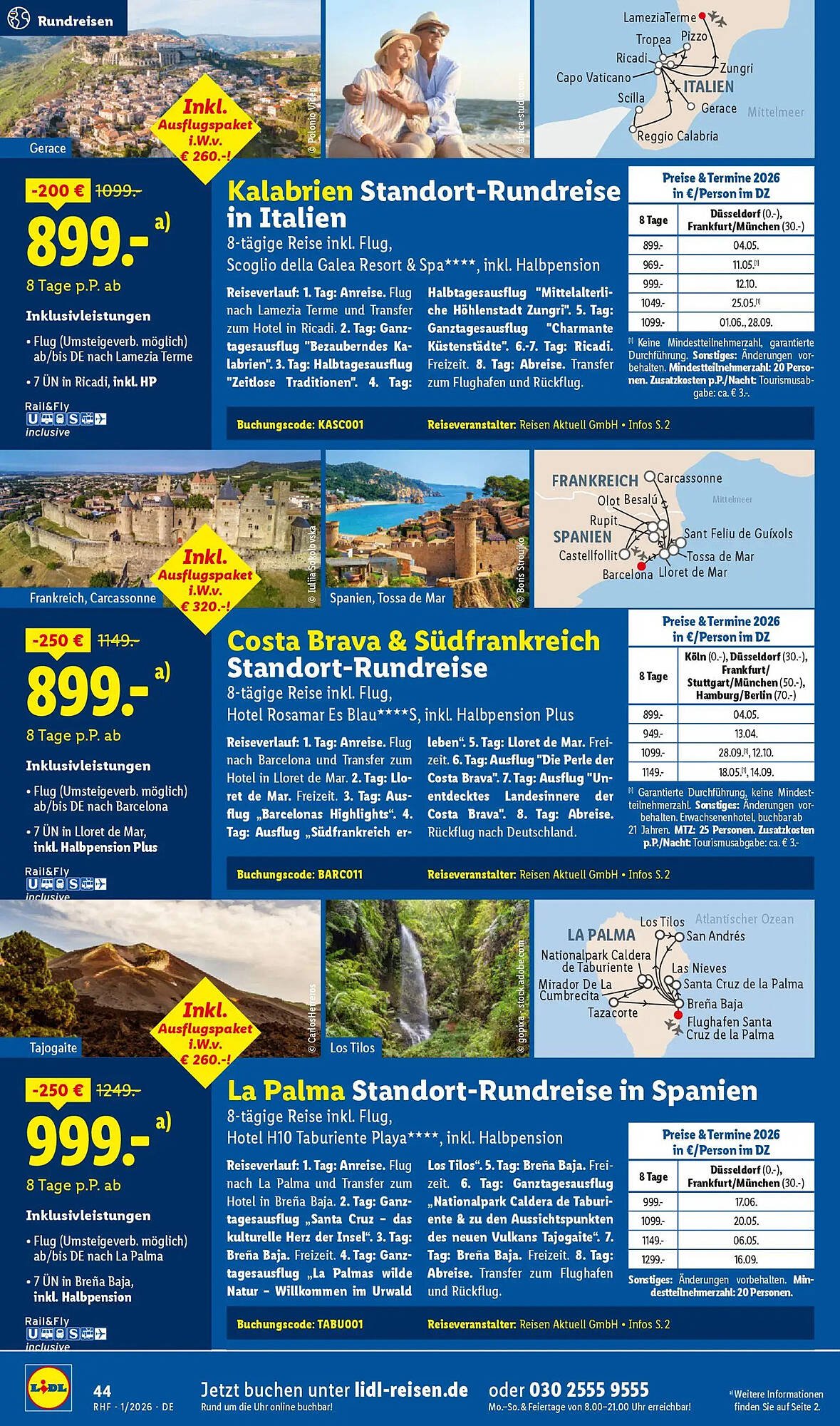 Lidl Reisen Prospekt (2025-12-29 - 2026-01-31)