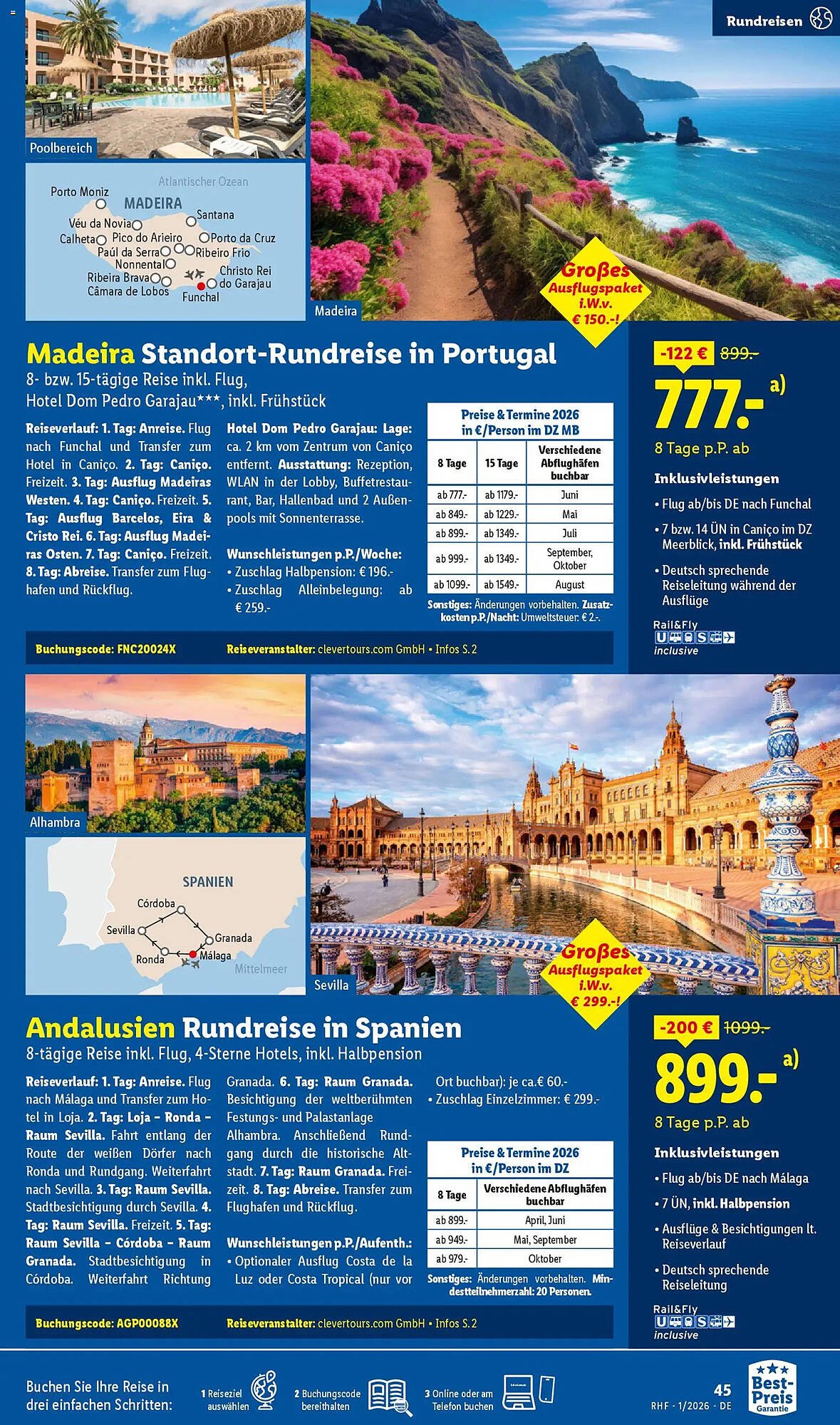 Lidl Reisen Prospekt (2025-12-29 - 2026-01-31)