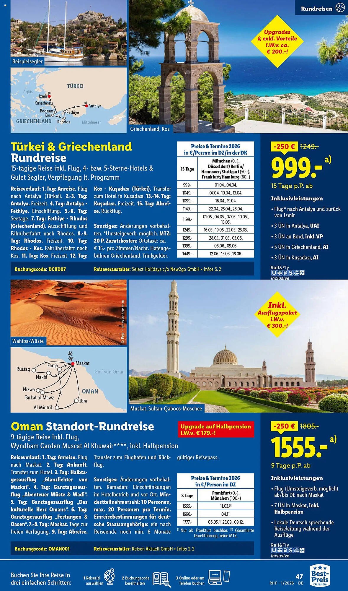 Lidl Reisen Prospekt (2025-12-29 - 2026-01-31)