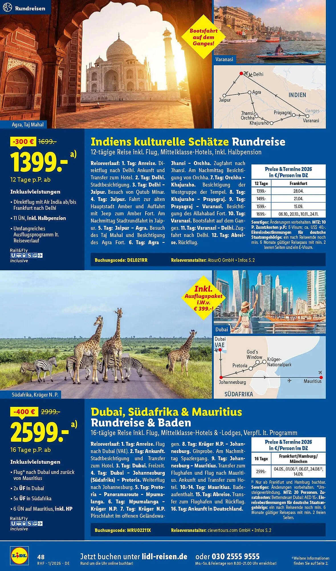 Lidl Reisen Prospekt (2025-12-29 - 2026-01-31)