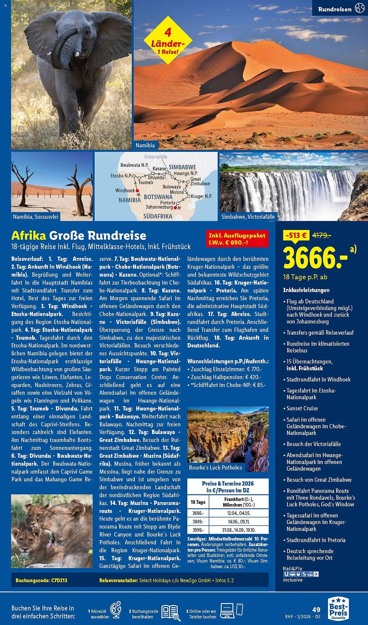 Lidl Reisen Prospekt (2025-12-29 - 2026-01-31)