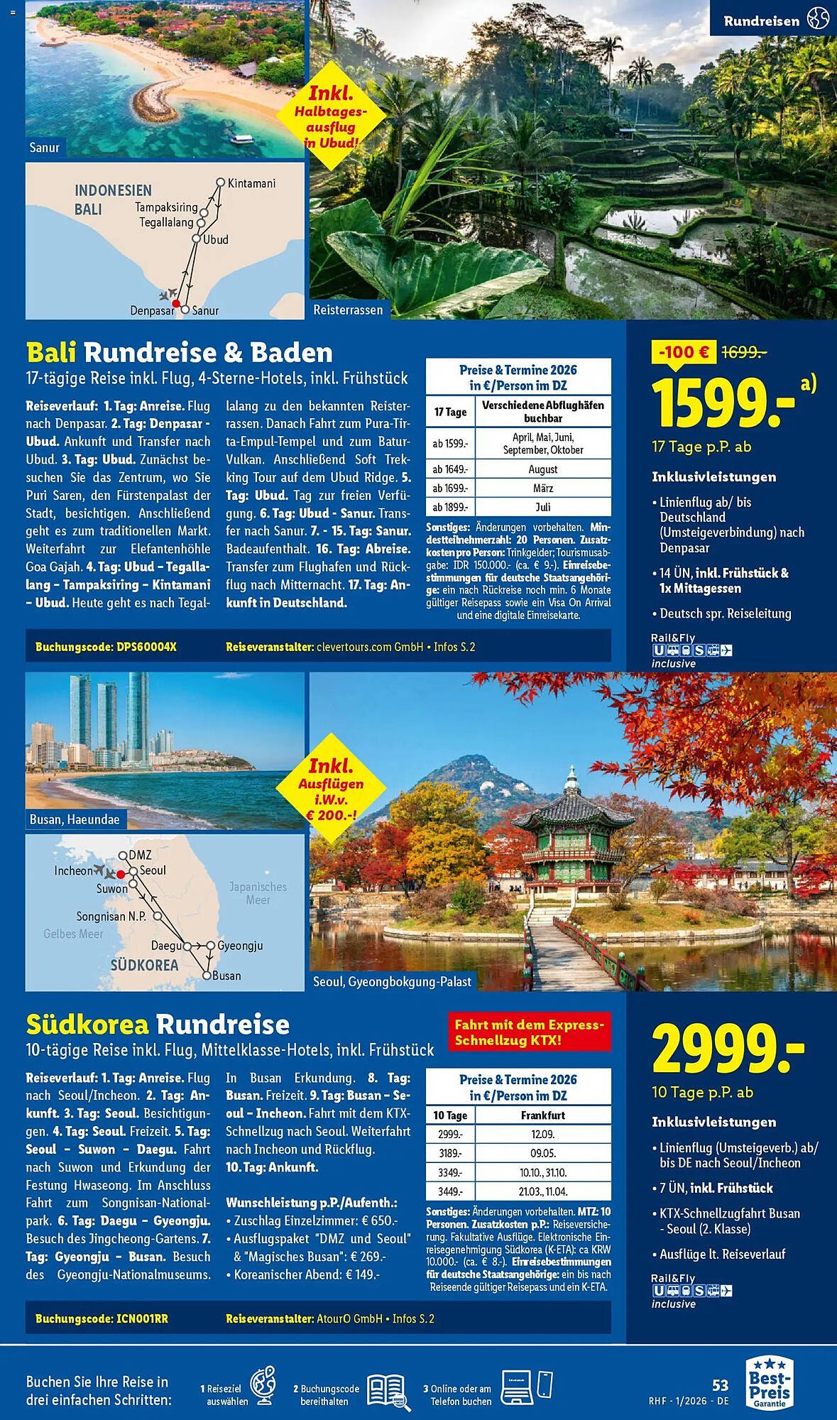 Lidl Reisen Prospekt (2025-12-29 - 2026-01-31)