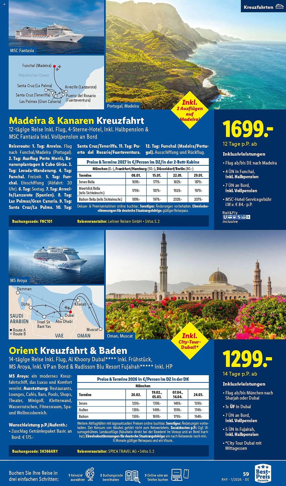 Lidl Reisen Prospekt (2025-12-29 - 2026-01-31)