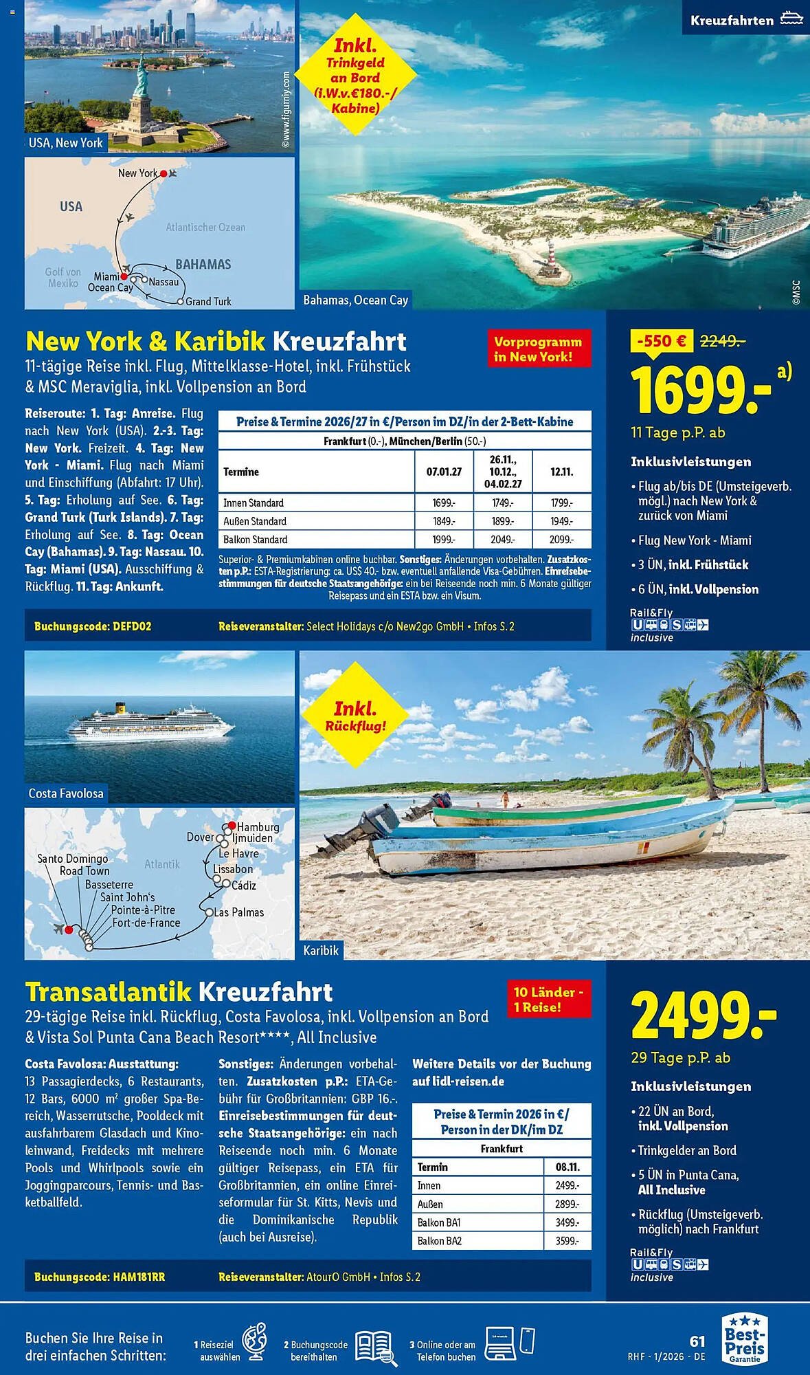 Lidl Reisen Prospekt (2025-12-29 - 2026-01-31)