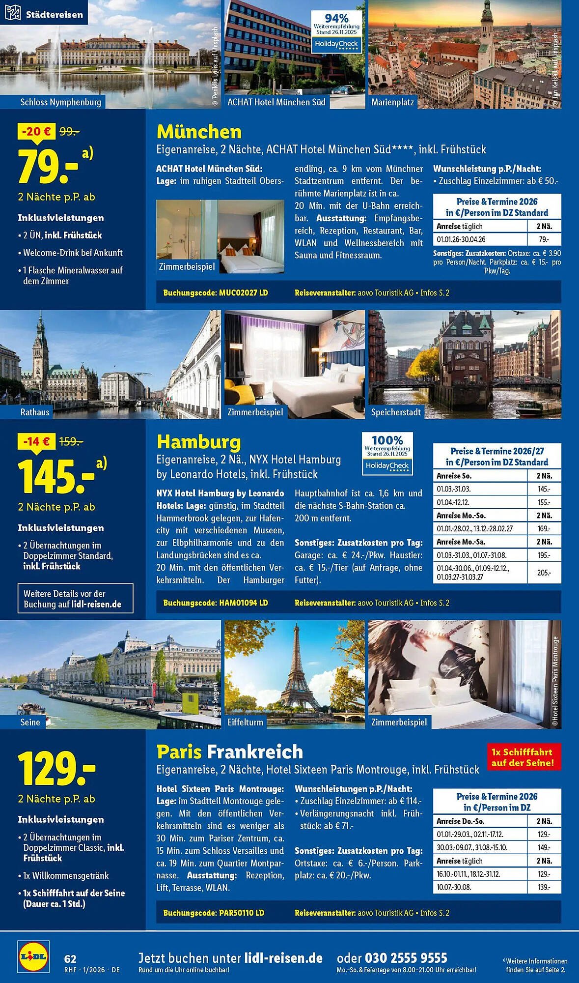 Lidl Reisen Prospekt (2025-12-29 - 2026-01-31)