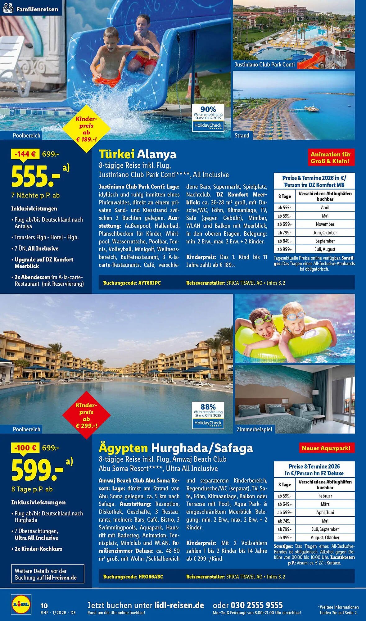 Lidl Reisen Prospekt (2025-12-29 - 2026-01-31)