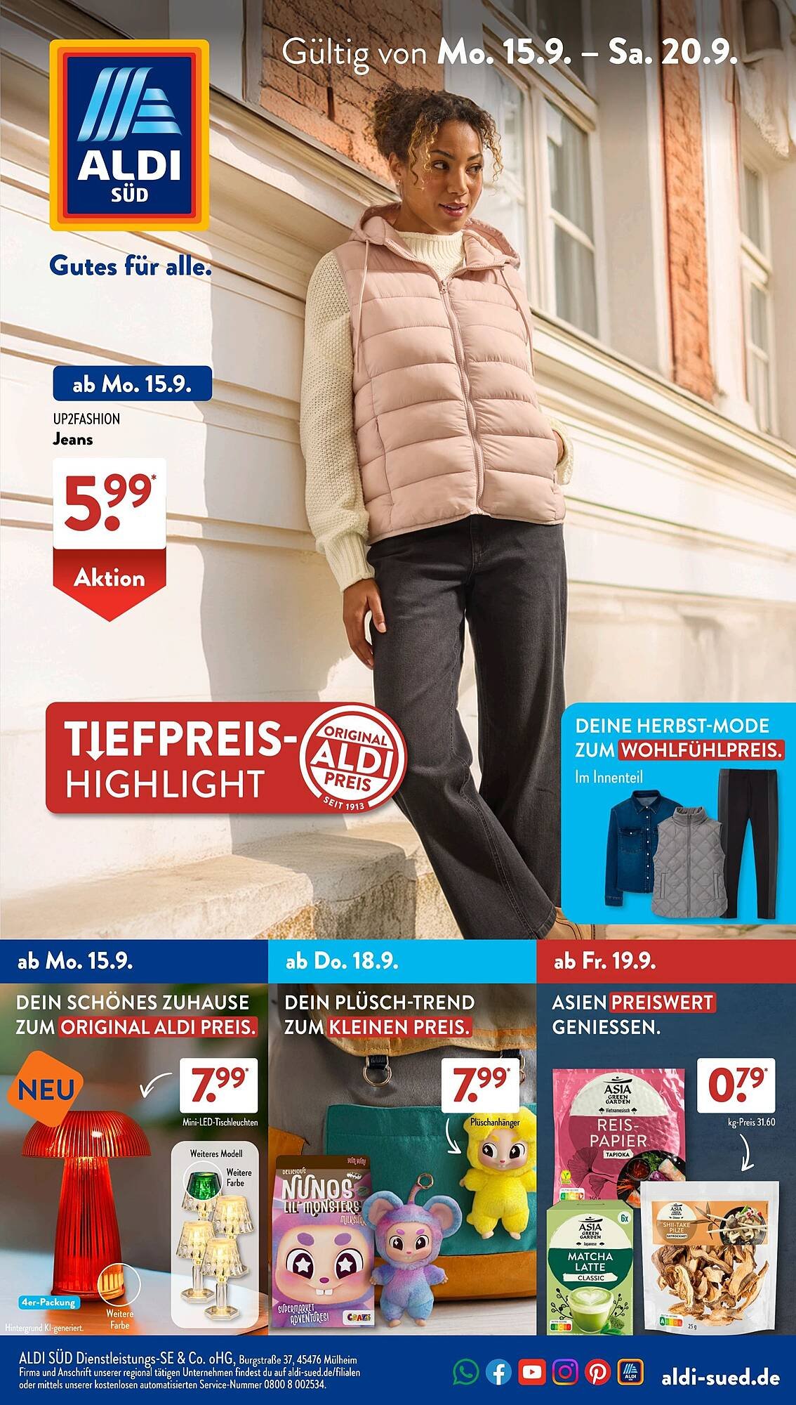 Aldi Süd Prospekt (2025-09-15 - 2025-09-21) | 1